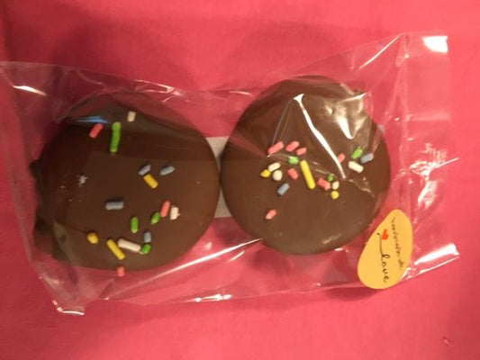 2 pack Chocolate covered sandwich cookies