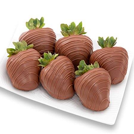 Chocolate covered strawberry's 6 pcs.