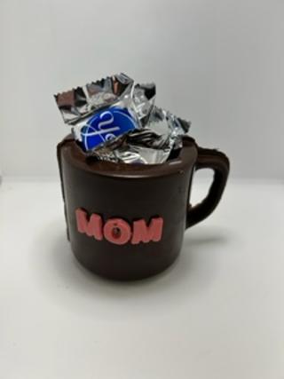 Dark Chocolate mug with York Peppermint Patties