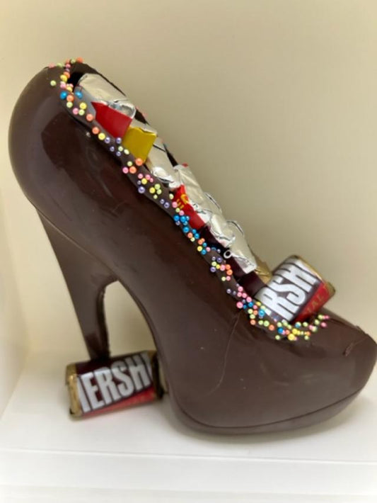 Dark Chocolate High Heel shoe